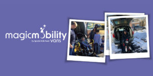 disabled children in wheelchair accessible vans