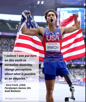 Picture of Ezra Frech, Paralympic Athlete 2Xs Gold Medalist