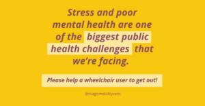 Stress and poor mental health are one of the biggest public health challenges that we're facing.