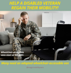 Soldier in Uniform looking dejected sitting on a couch next to a wheelchair.